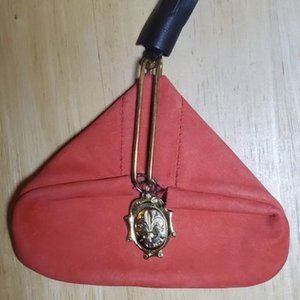 leather change purse